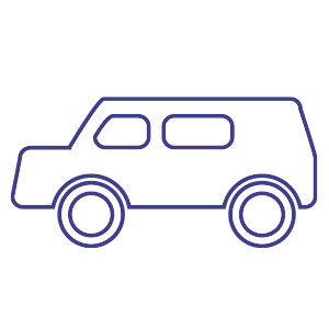 寝台車(ご逝去場所~ご安置場所)
