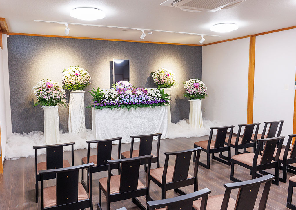 ファミリーホール柏 おいはな会館のリビング型家族葬式場(2階)