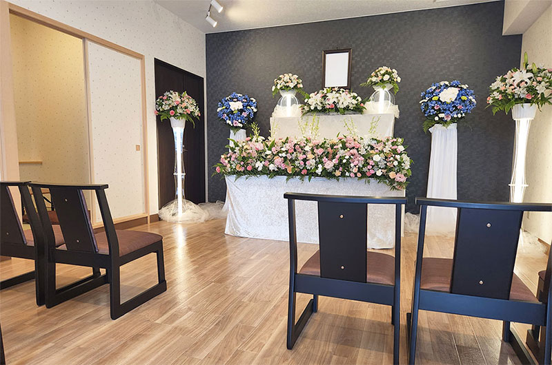 家族葬専用リビング式場（1階）